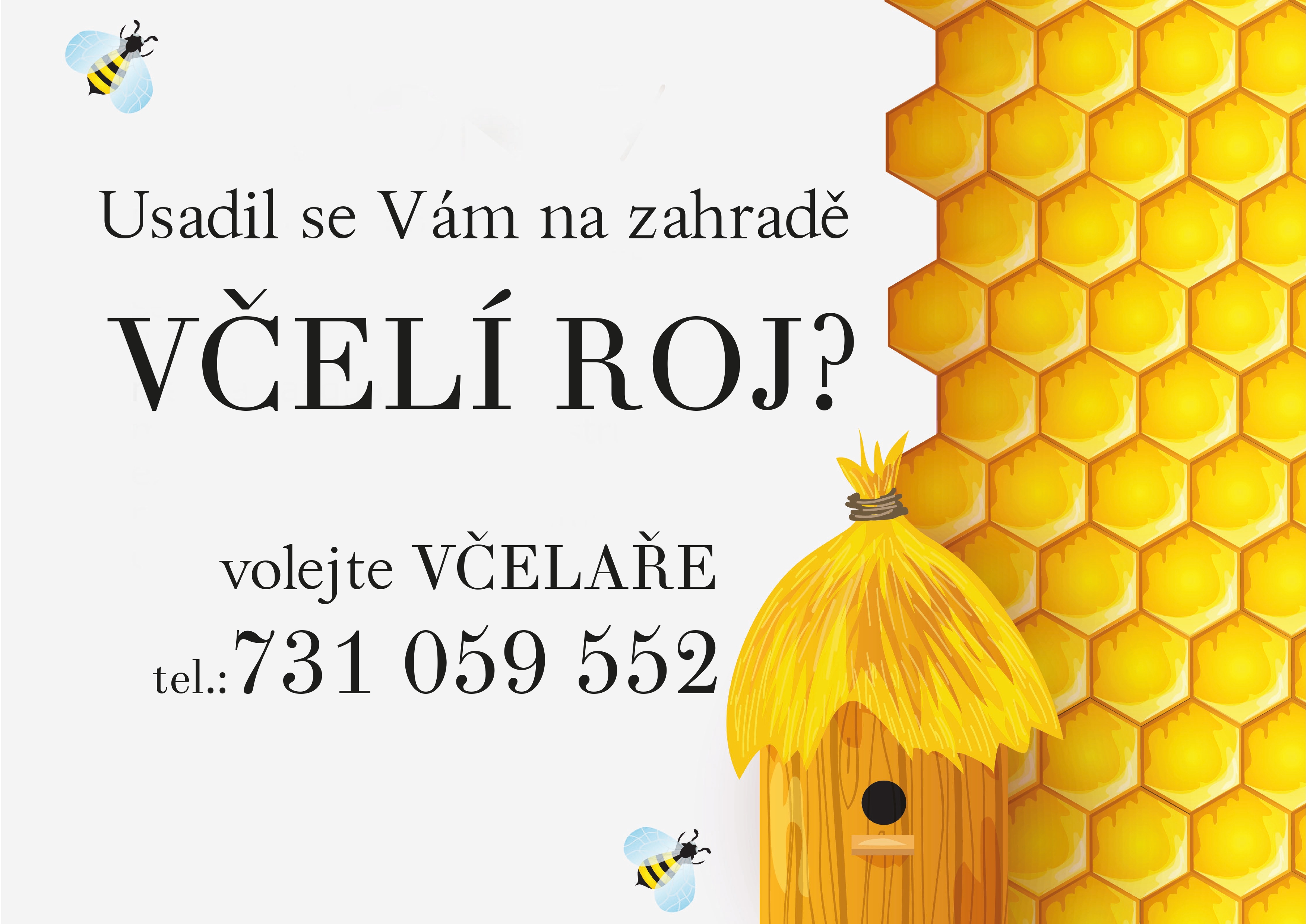 Náhledový obrázek článku: Včelí rojení-POMOC