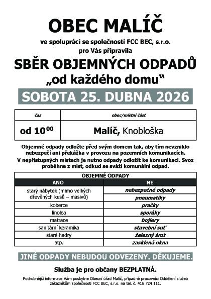 Náhledový obrázek článku: Svoz objemného odpadu