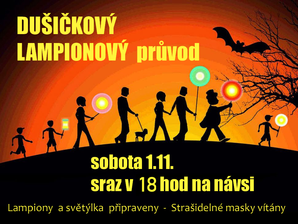 Dušičkový lampionový průvod