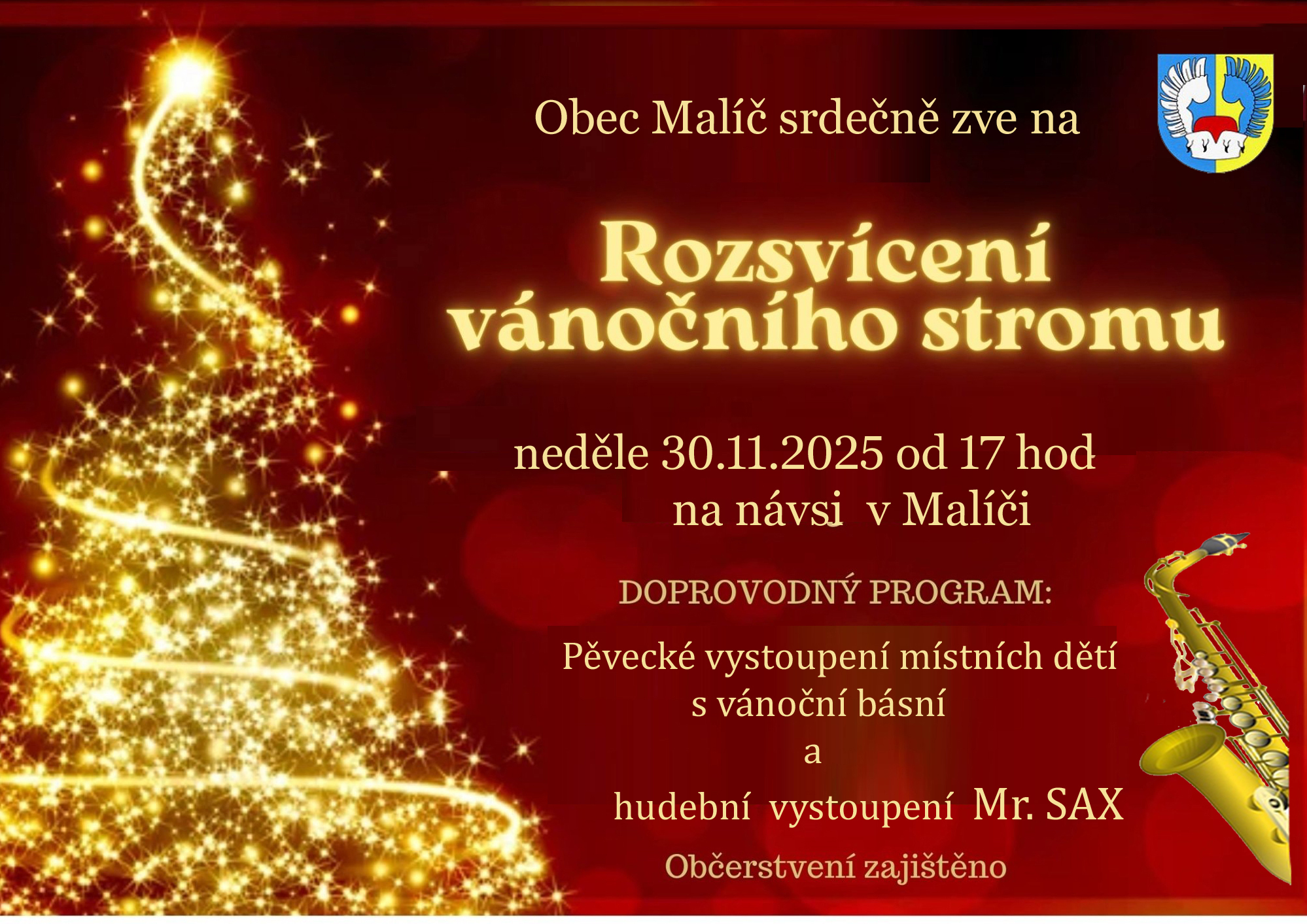 Rozsvícení vánočního stromu