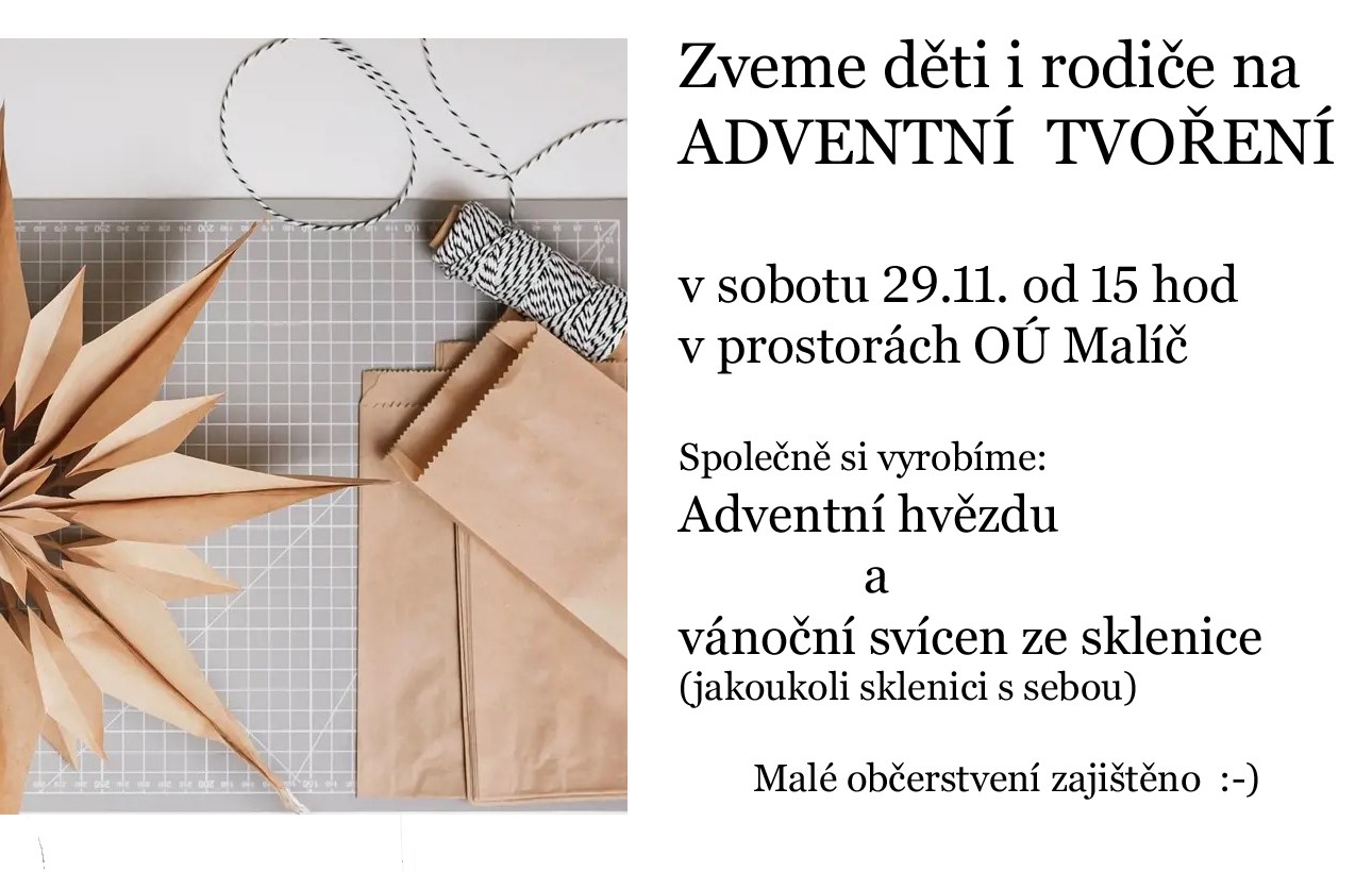 Adventní tvoření