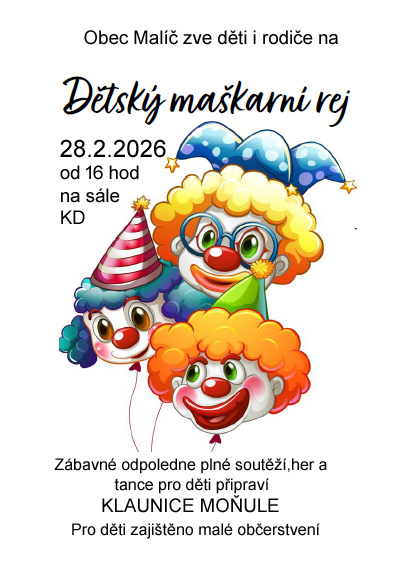 Maškrní rej pro děti