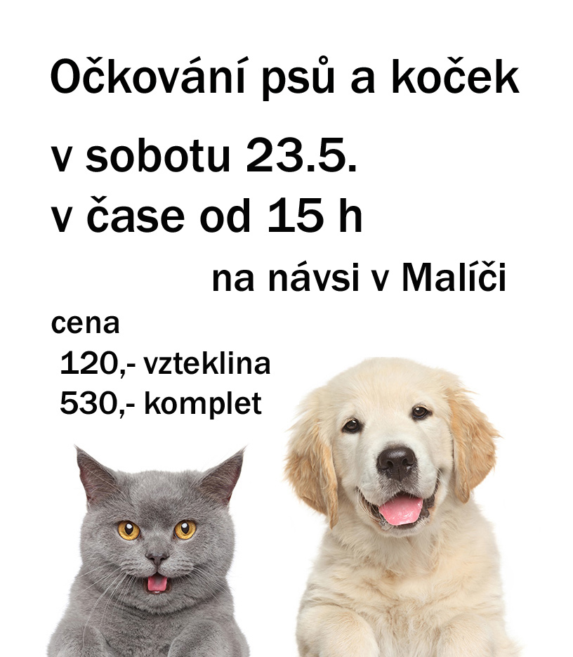 Hromadné očkování psů a koček