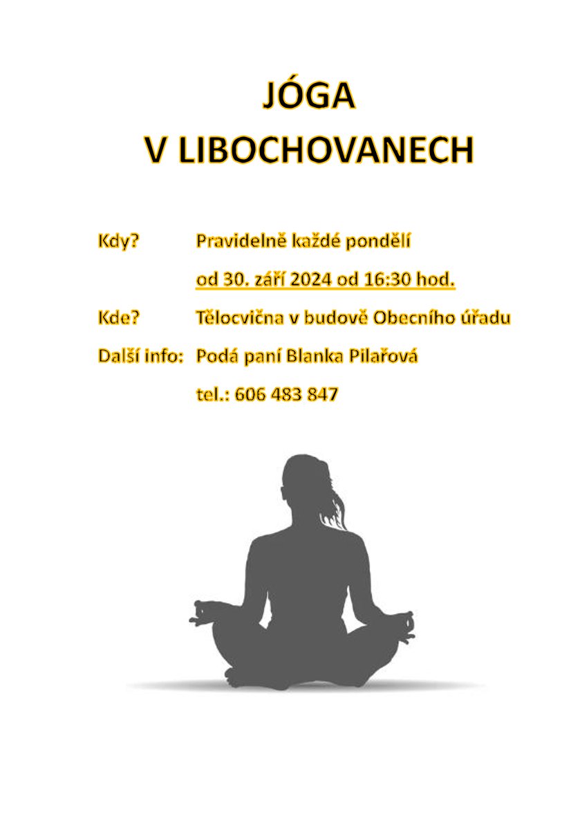 Náhledový obrázek článku: Jóga v Libochovanech