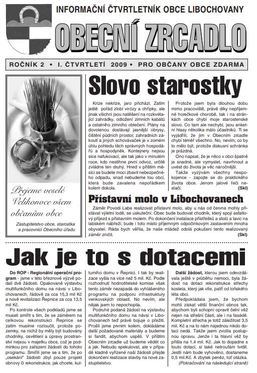 Obecní zrcadlo č. 1/2009