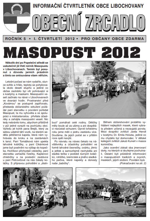 Obecní zrcadlo č. 1/2012