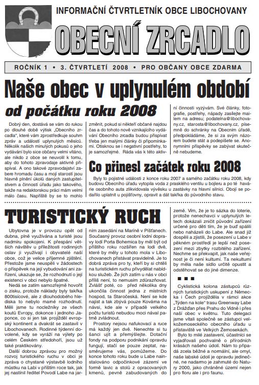 Obecní zrcadlo č. 1/2008
