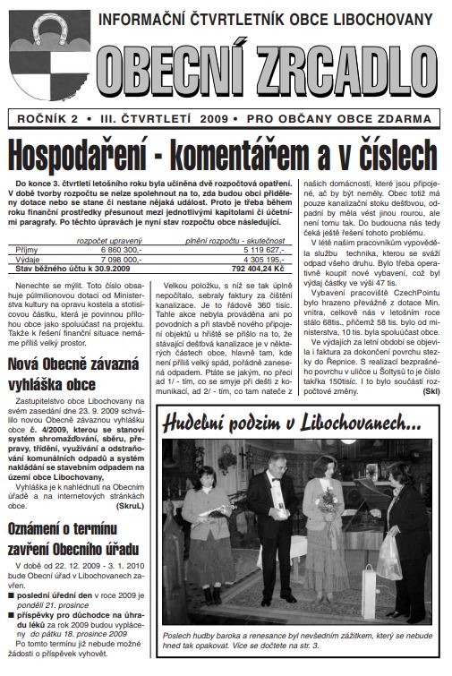 Obecní zrcadlo č. 3/2009