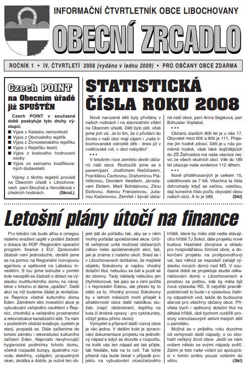Obecní zrcadlo č. 2/2008