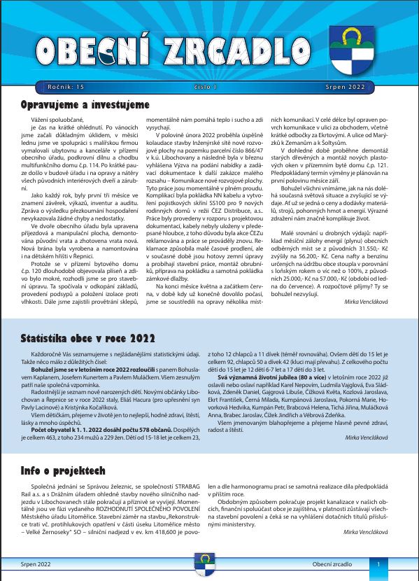 Obecní zrcadlo č. 1/2022