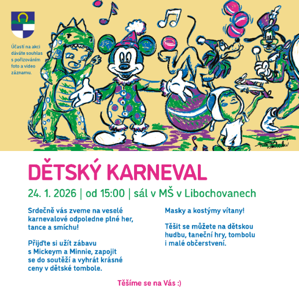 Dětský karneval pro děti v MŠ
