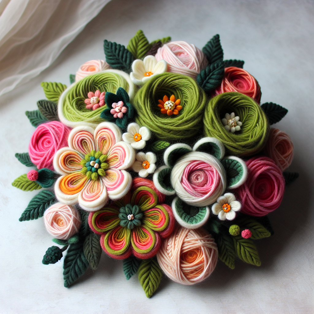 PIDITVOŘENÍ - Květiny z vlny