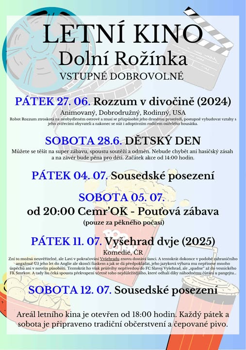 Letní kino Dolní Rožínka 2025 - Vyšehrad Dvje