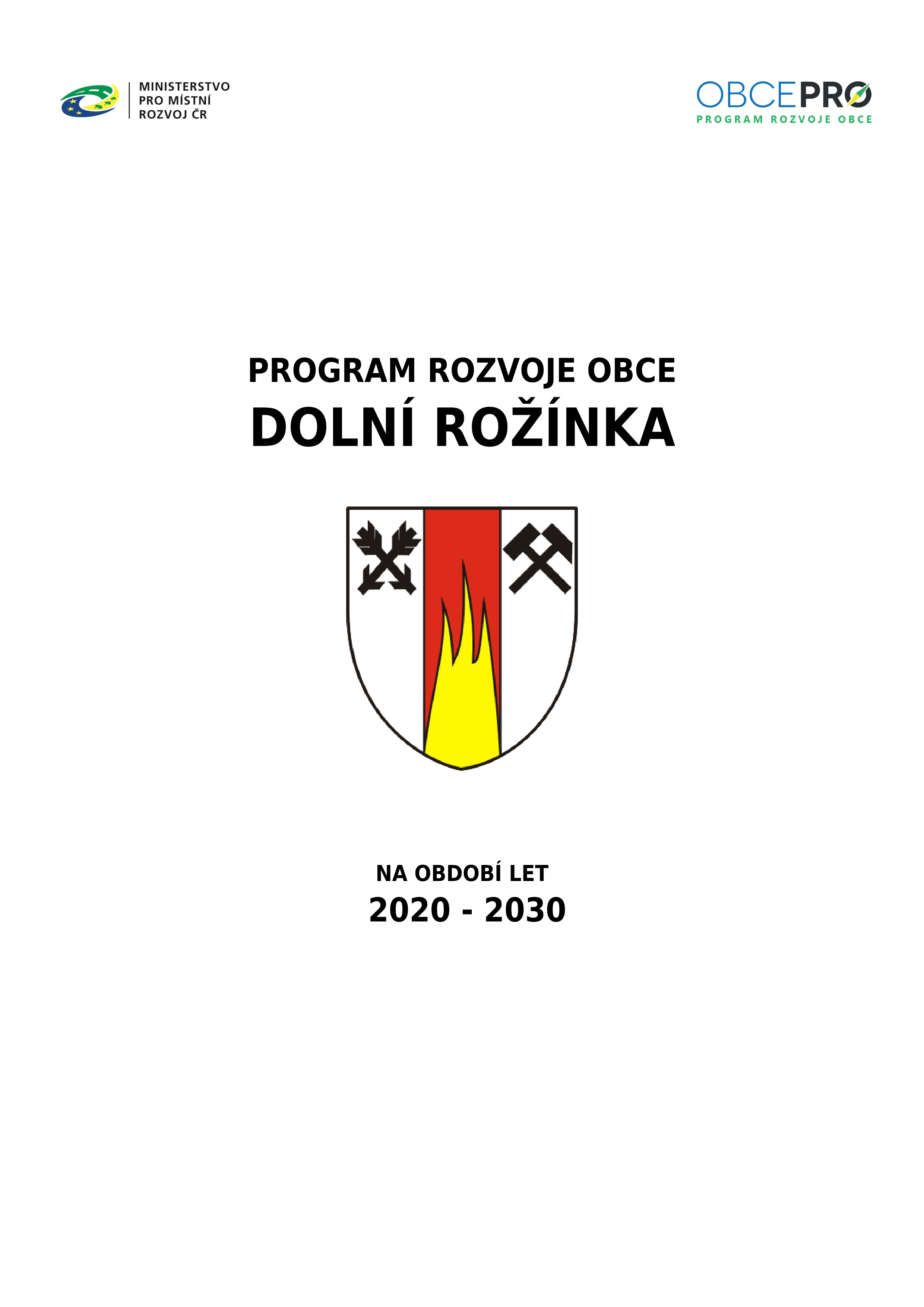 Program rozvoje obce 2020-2030