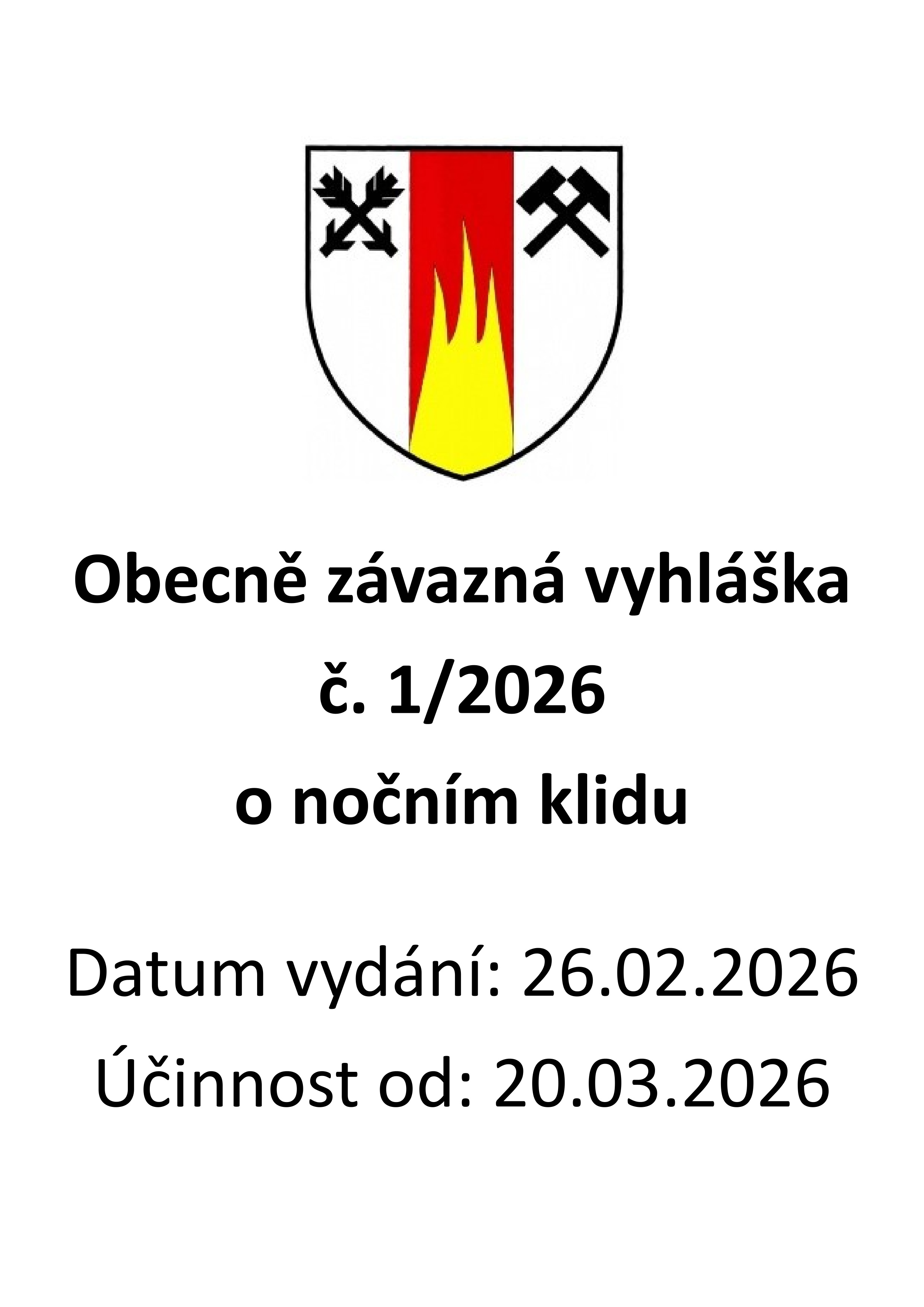 OZV 1/2026, o nočním klidu
