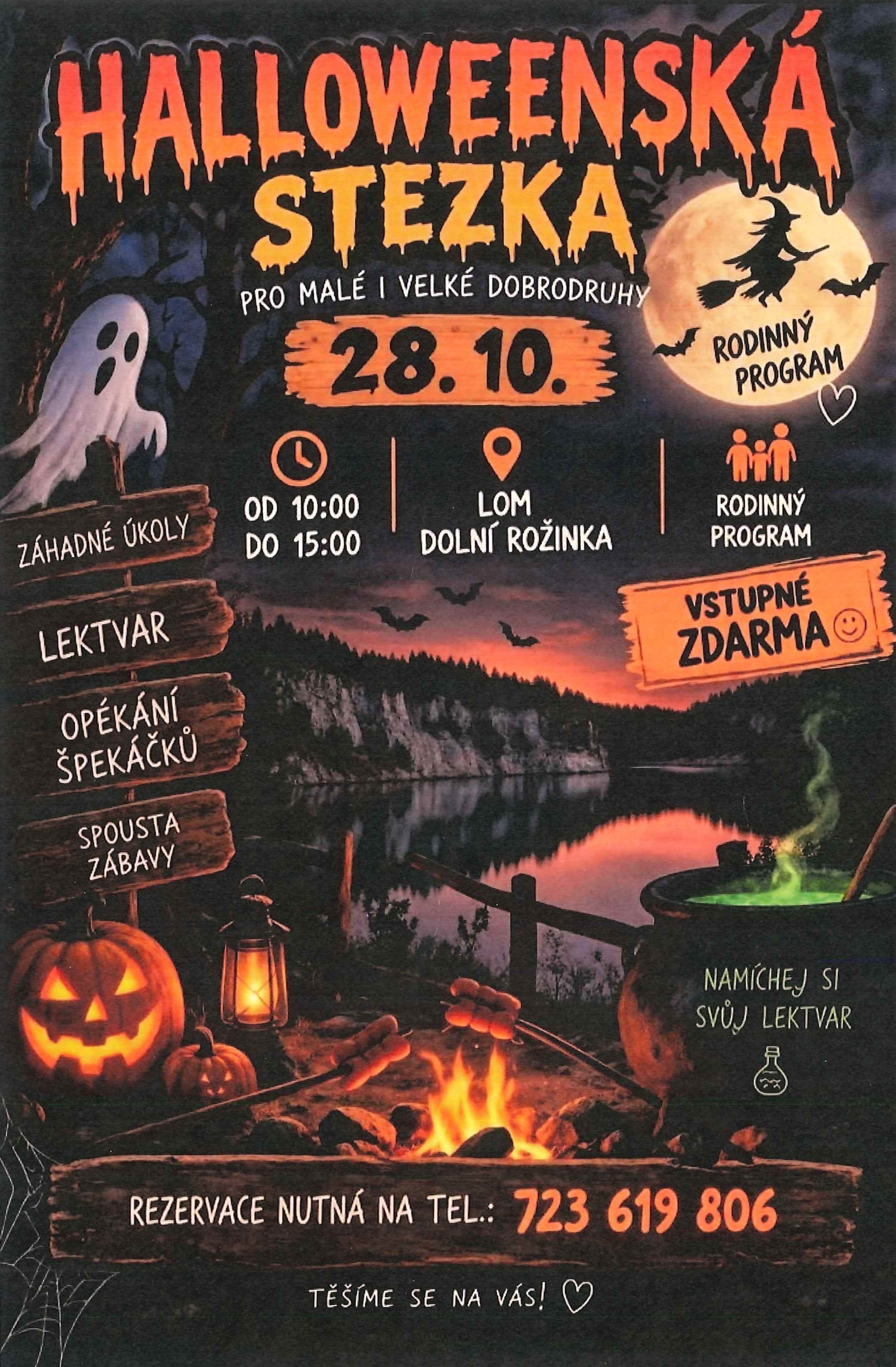 Halloweenska stezka pro dobrodruhy - 28. října 2026