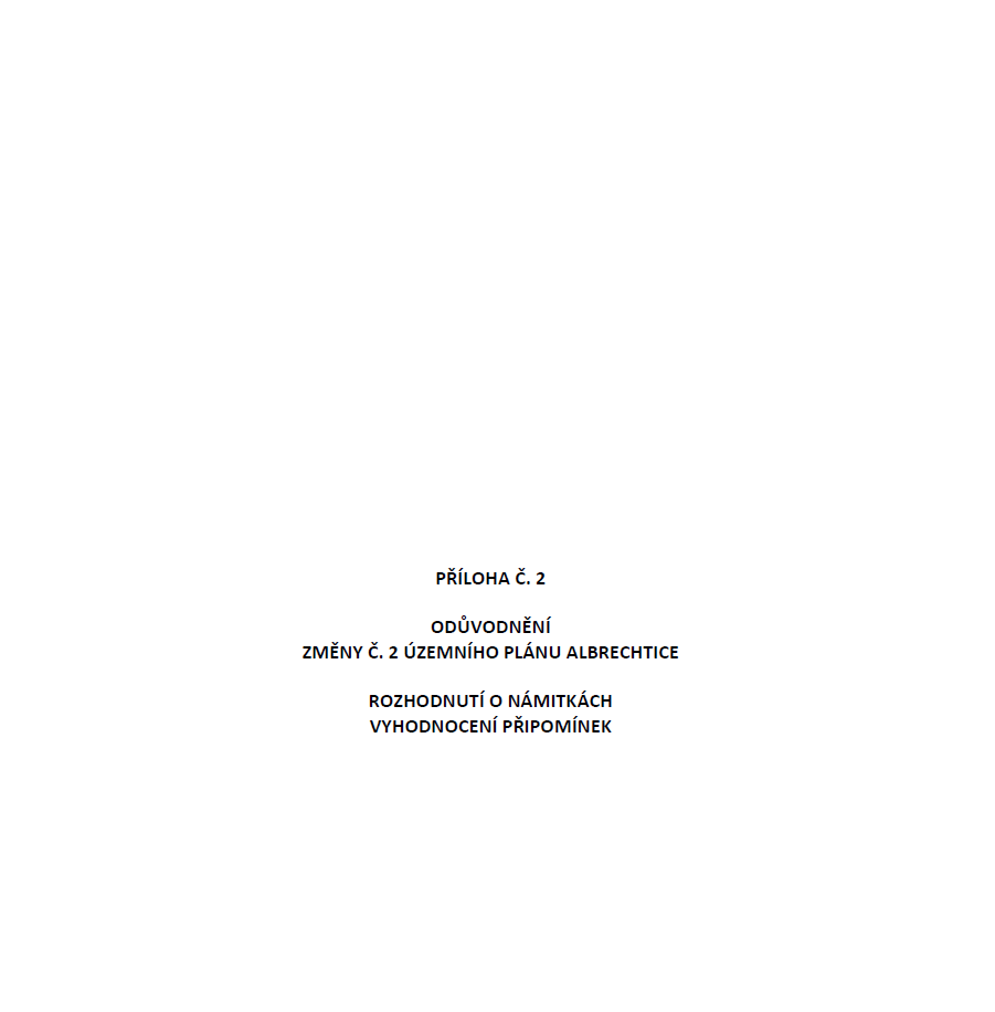 ÚP Albrechtice_ZM2 - II_Odůvodnění_příloha č. 2