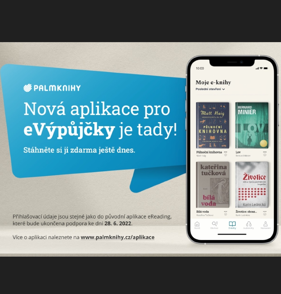 Nová aplikace pro eVýpujčky