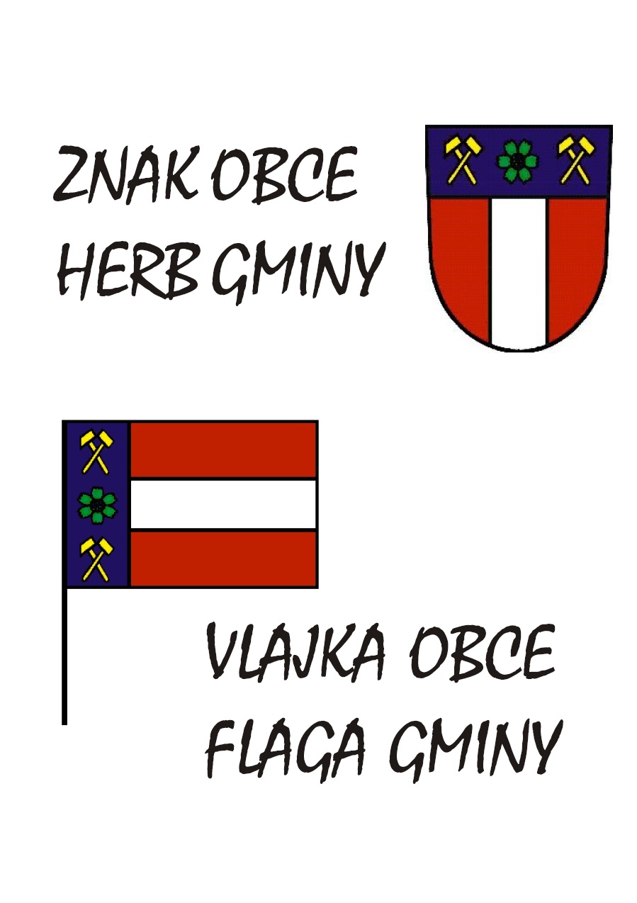 Znak a vlajka obce Albrechtice