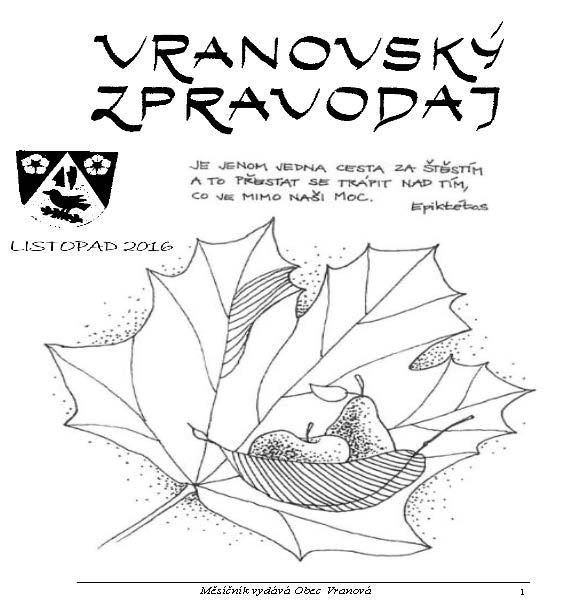 Zpravodaj 2016