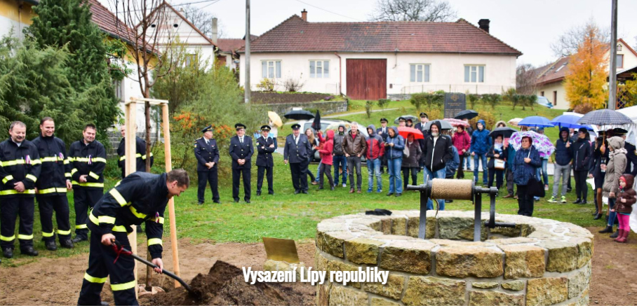 Vysazení lípy republiky