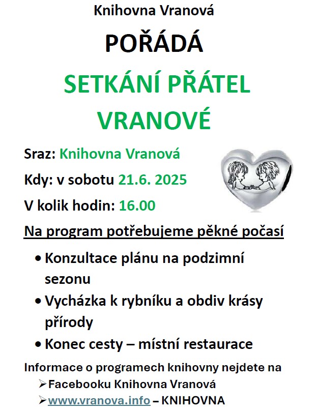 SETKÁNÍ PŘÁTEL VRANOVÉ
