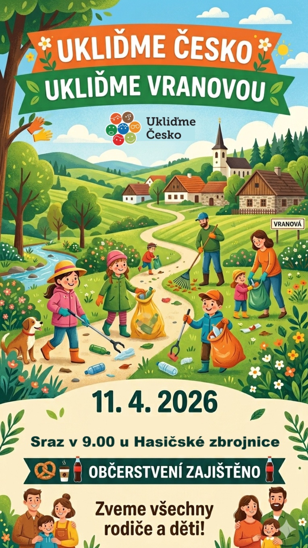 Úklid okolo Vranové