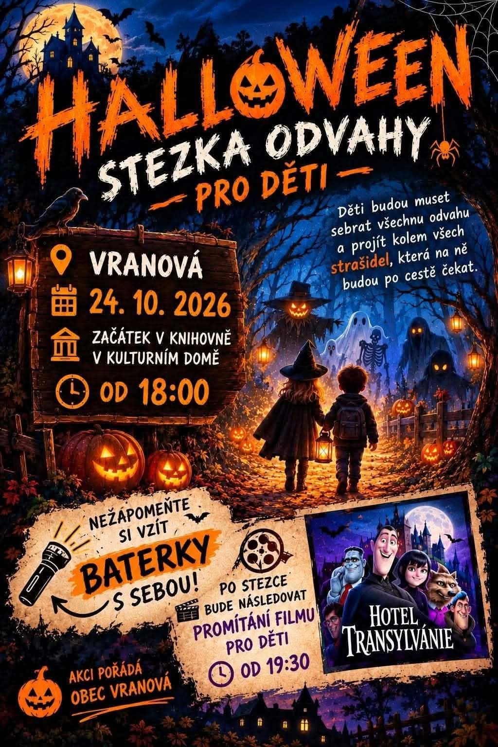 Halloween stezka odvahy