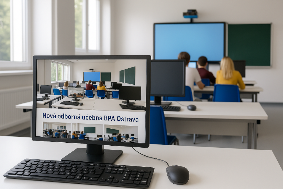 Nová odborná učebna pro studenty BPA Ostrava