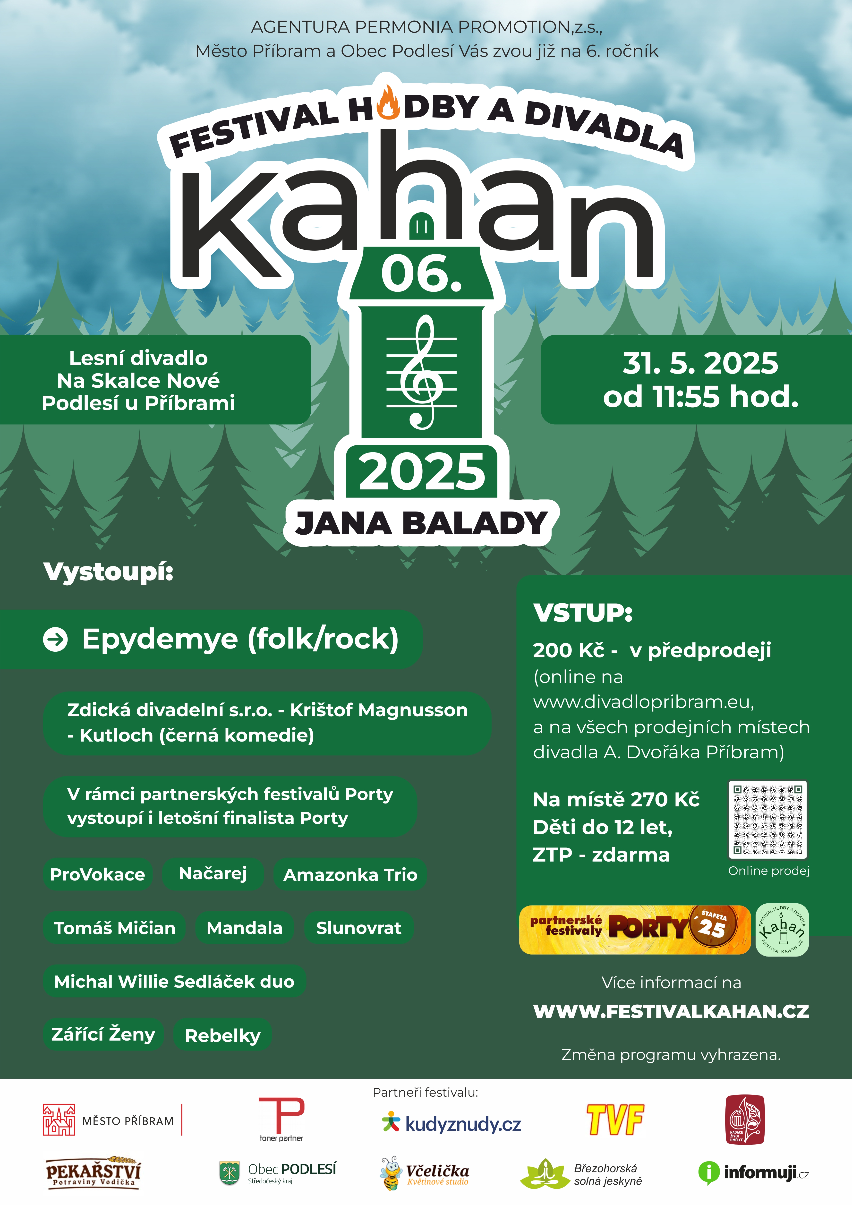 Náhledový obrázek článku: Festival hudby a divadla Kahan 2025