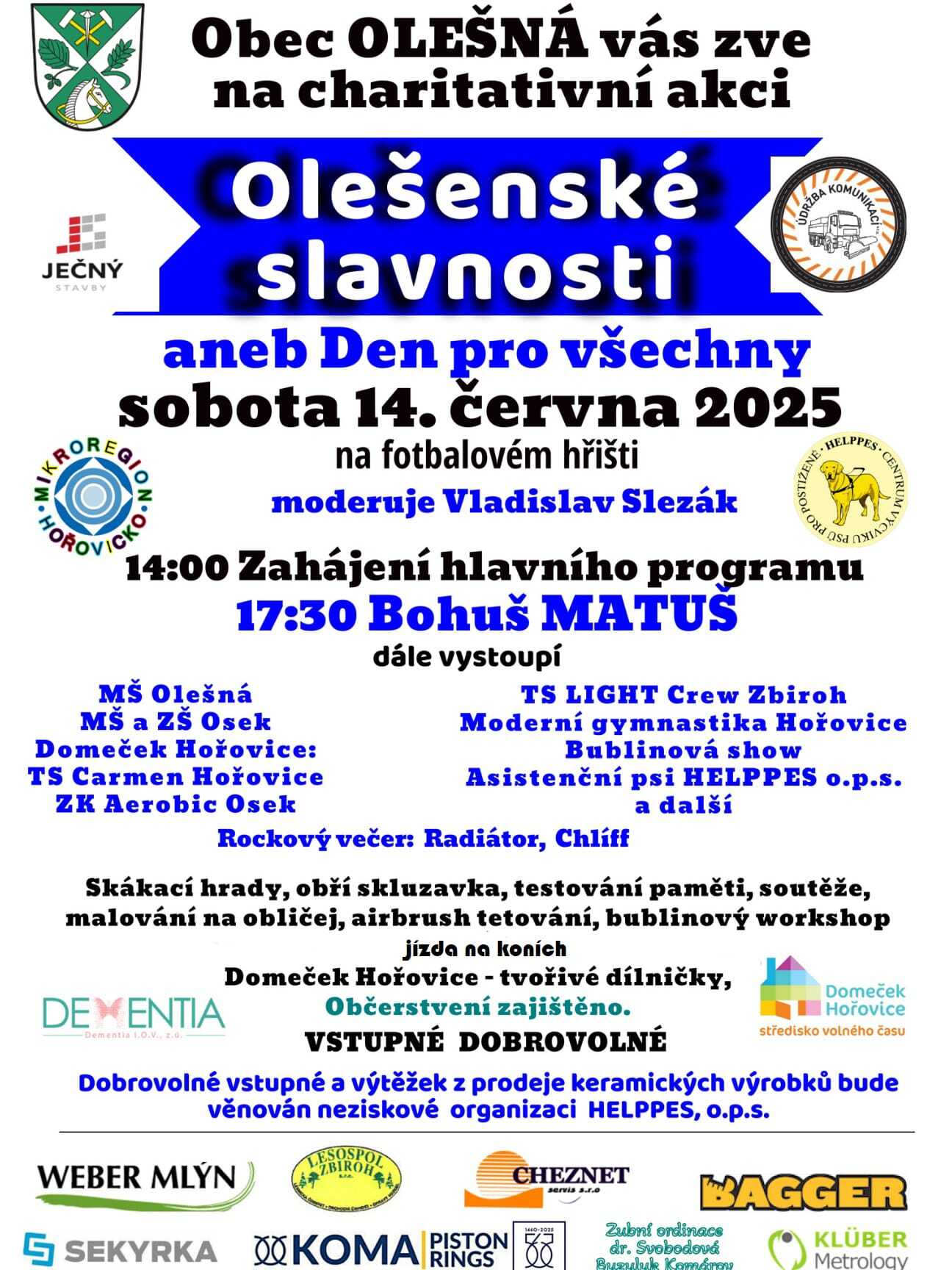 Náhledový obrázek článku: Olešná - Den pro všechny