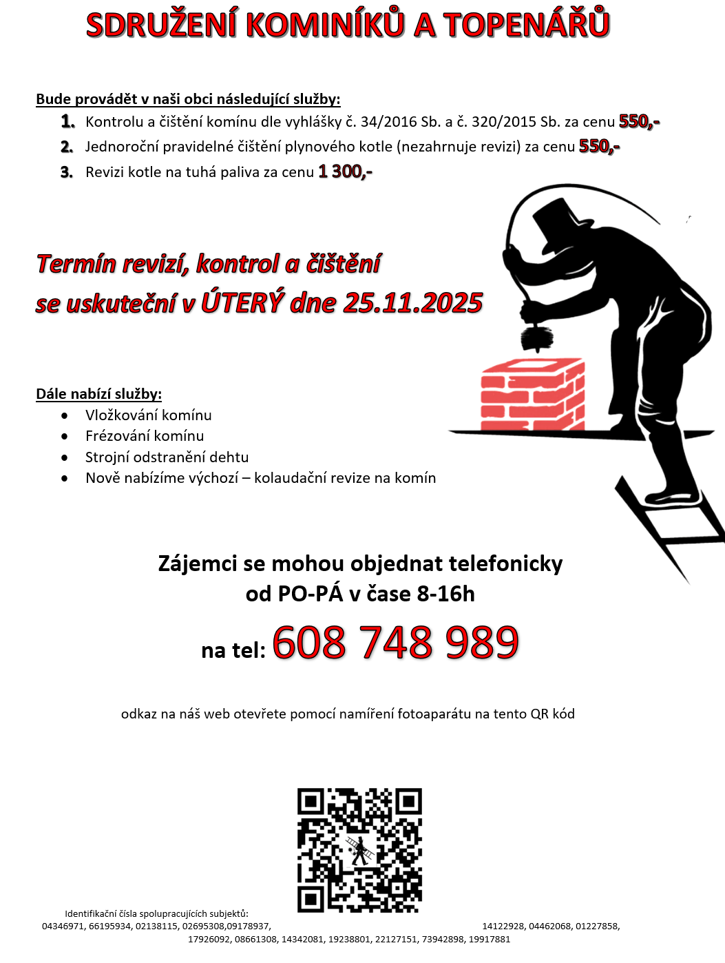 Náhledový obrázek článku: SDRUŽENÍ KOMINÍKŮ A TOPENÁŘŮ
