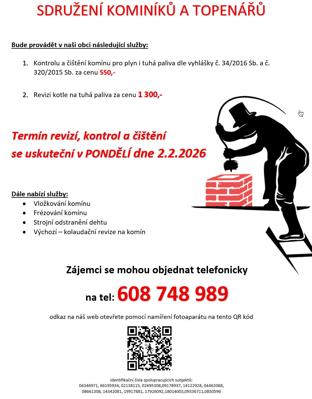 Náhledový obrázek článku: SDRUŽENÍ KOMINÍKŮ A TOPENÁŘŮ
