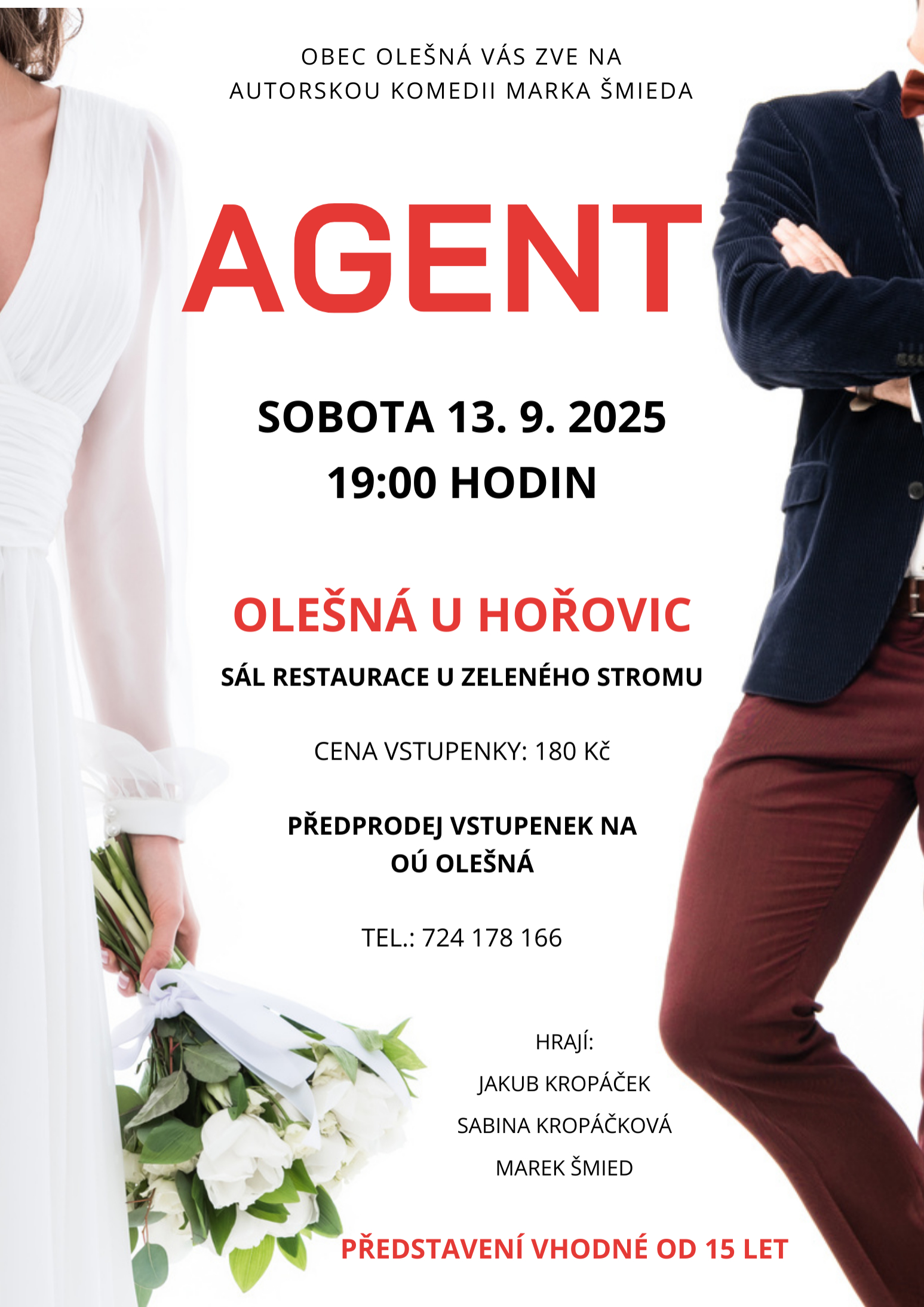Olešná - divadelní komedie Agent