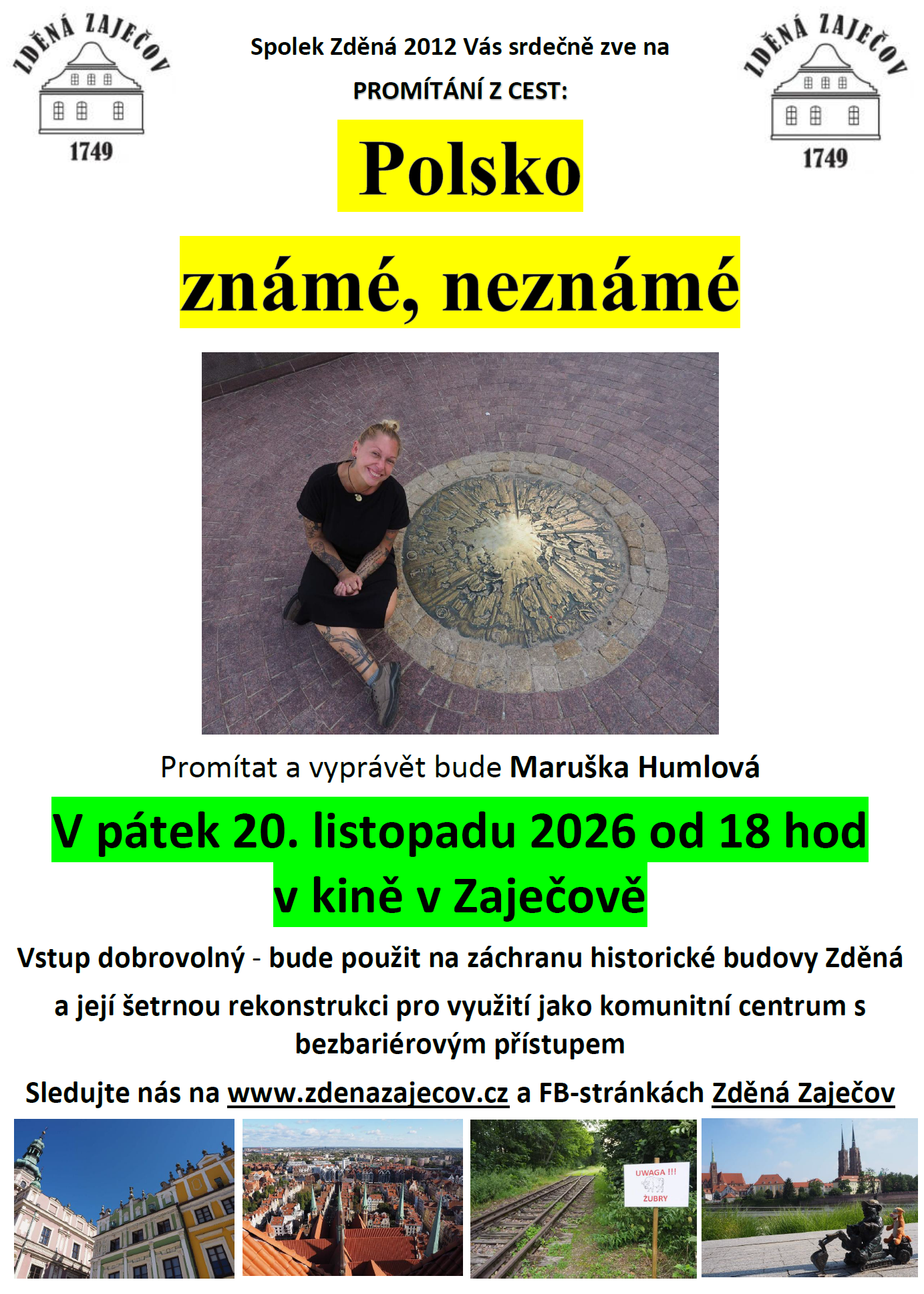 Promítání Polsko - Maruška Humlová