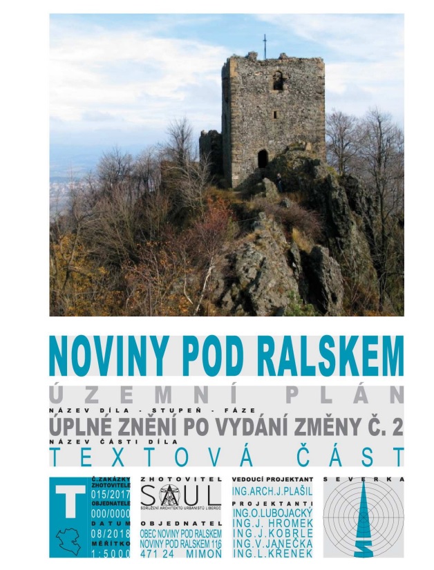 Územní plán Noviny pod Ralskem