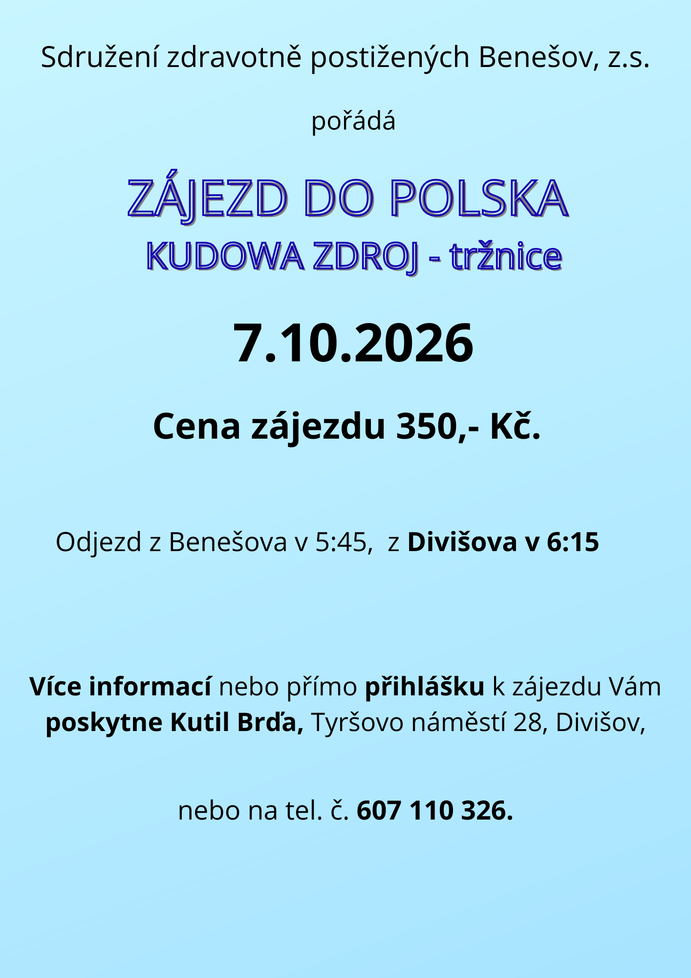 Náhledový obrázek článku: Zájezd do Polska