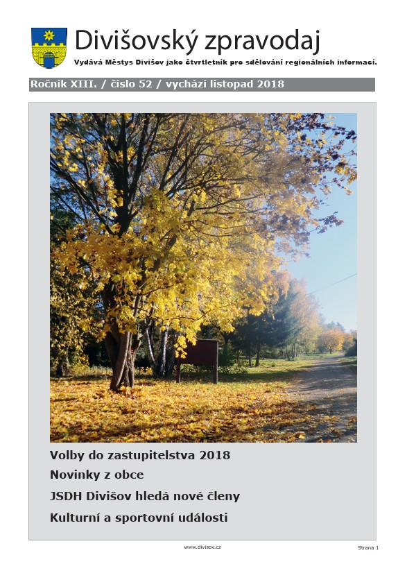 Zpravodaj č. 52, listopad 18