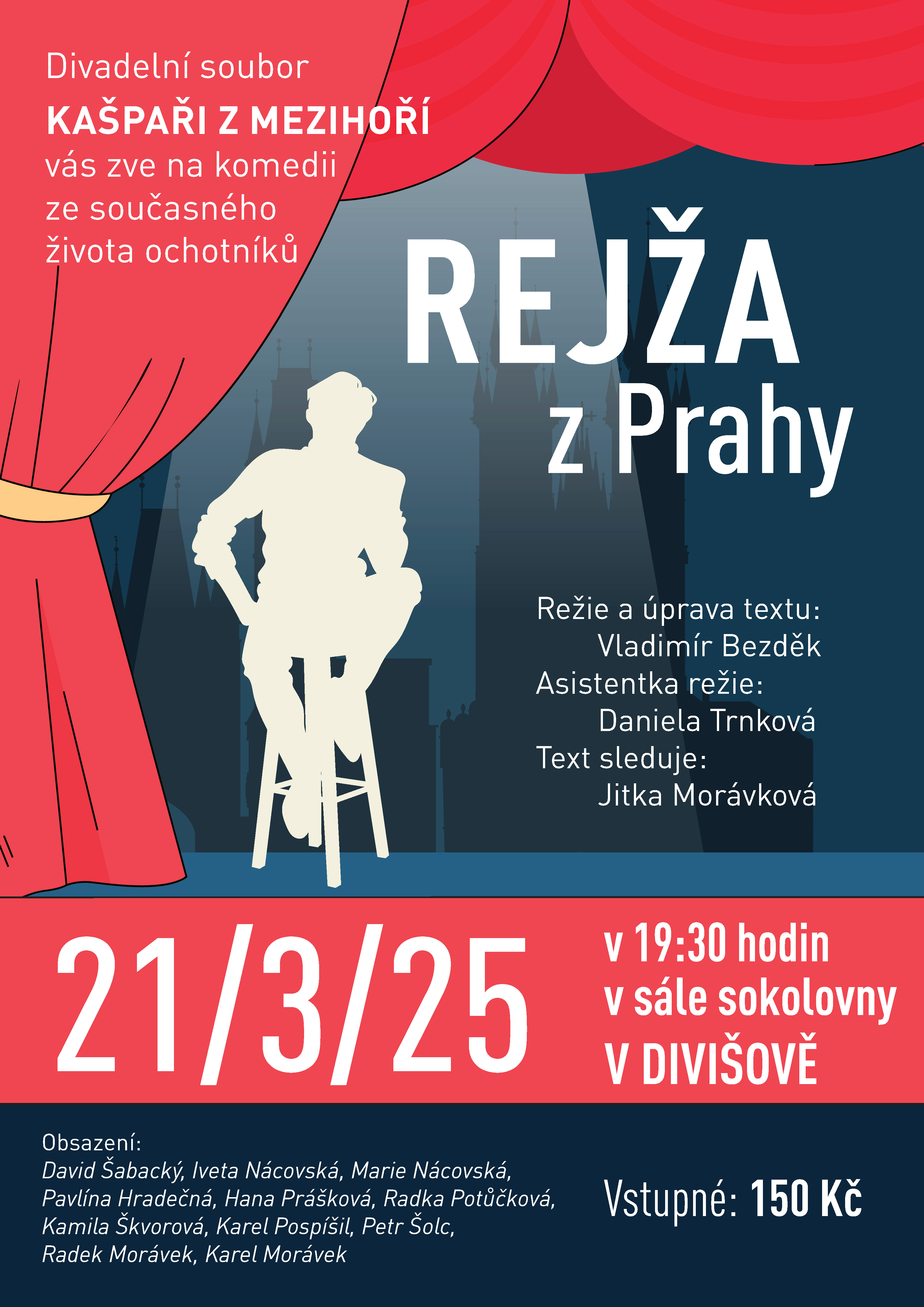 Divadelní představení Rejže z Prahy