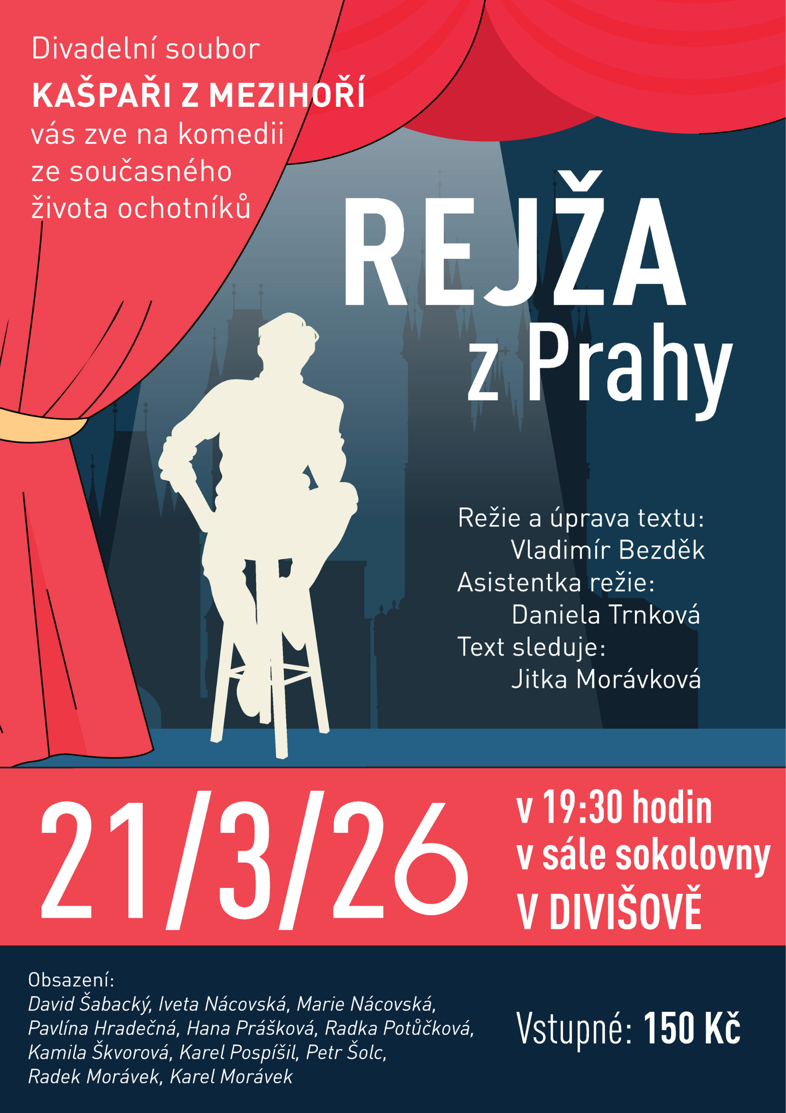 Divadelní představení Rejža z Prahy