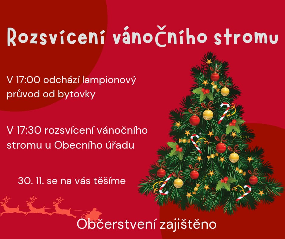 Náhledový obrázek článku: Rozsvícení vánočního stromu