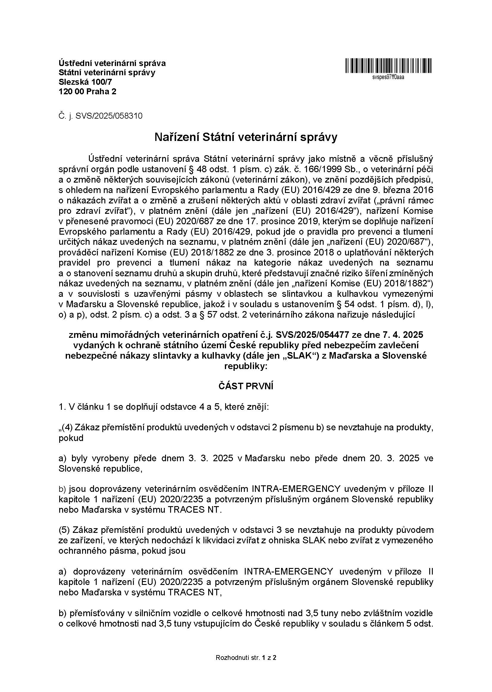 14. 4. 2025 Právní předpis