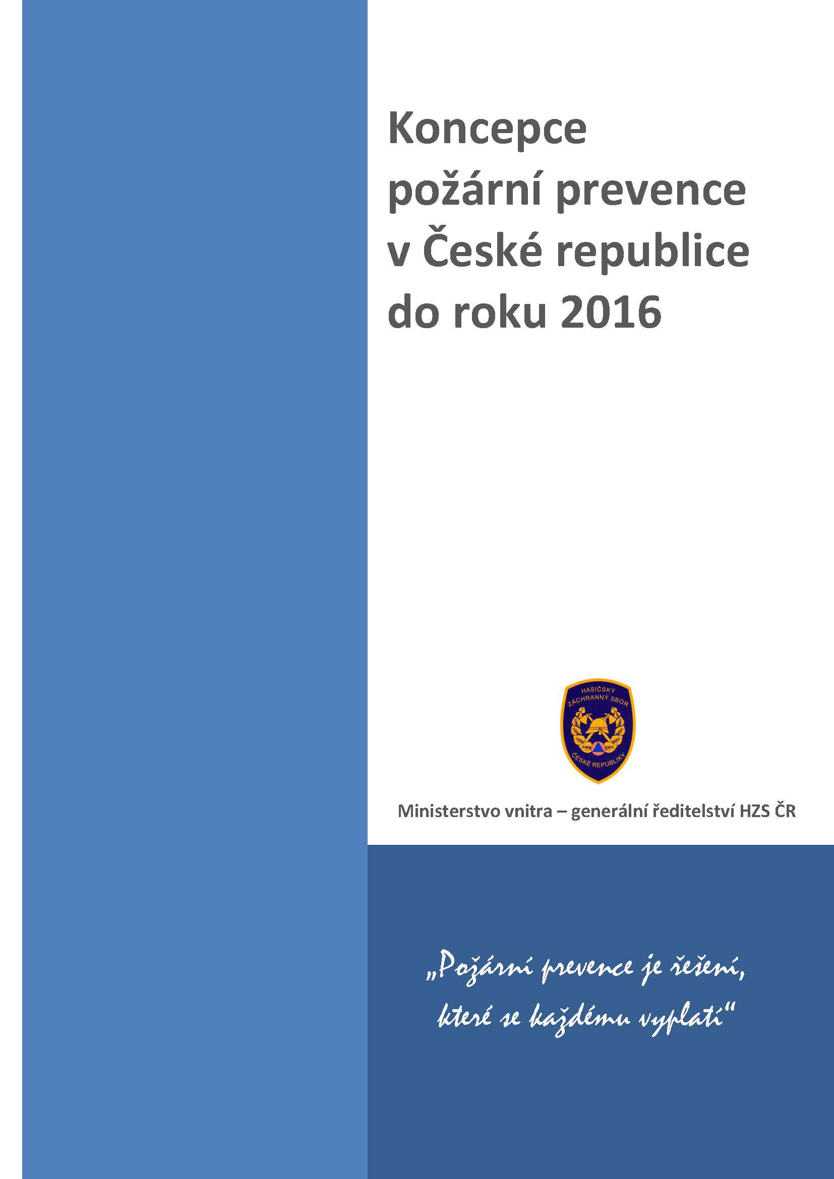 2. 10. 2017 Koncepce požární prevence 