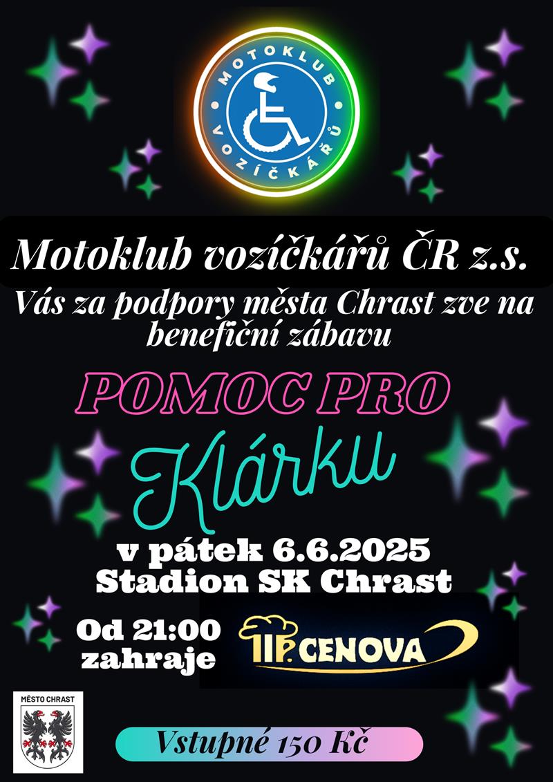 Benefiční zábava "Pomoc pro Klárku"