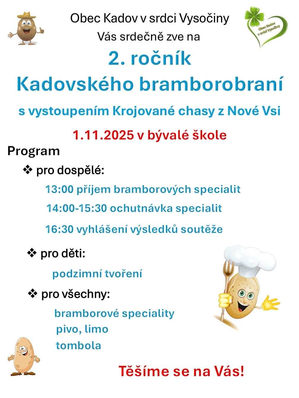 2. ročník Kadovského bramborobraní