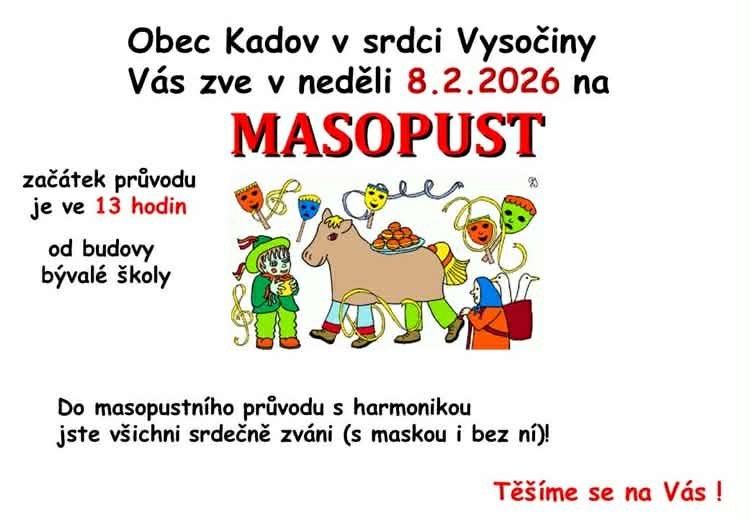 Masopustní průvod obcí