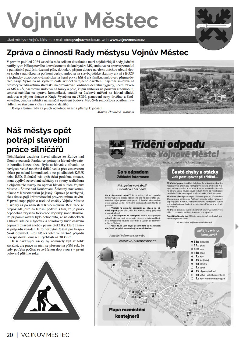 Novinky Vojnův Městec