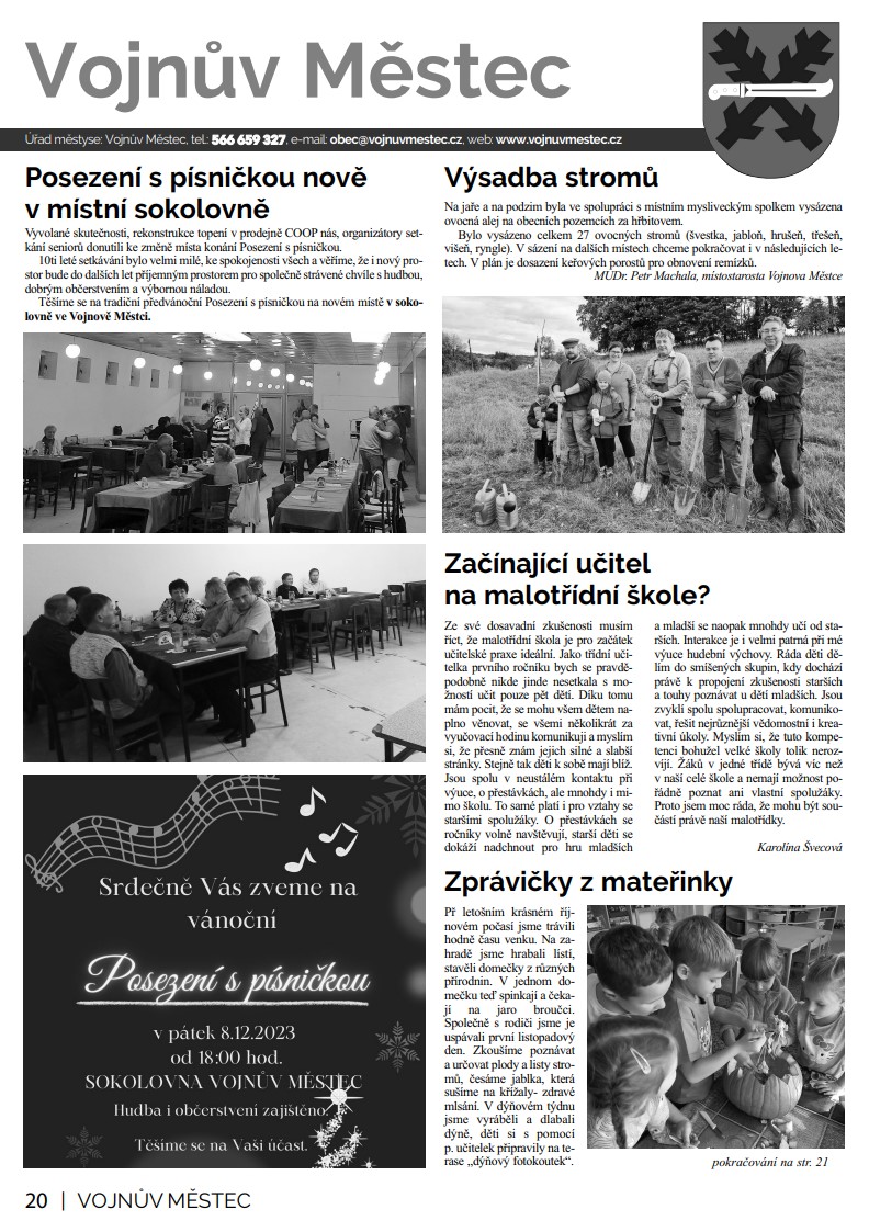 Novinky Vojnův Městec