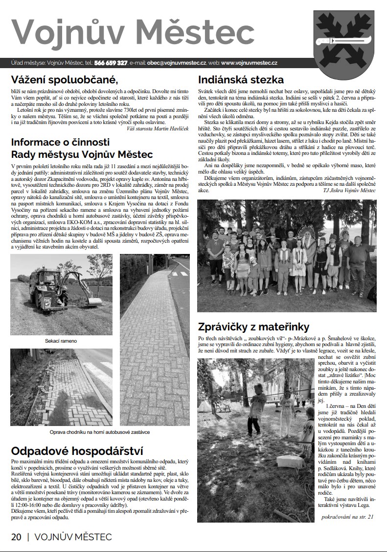 Novinky Vojnův Městec