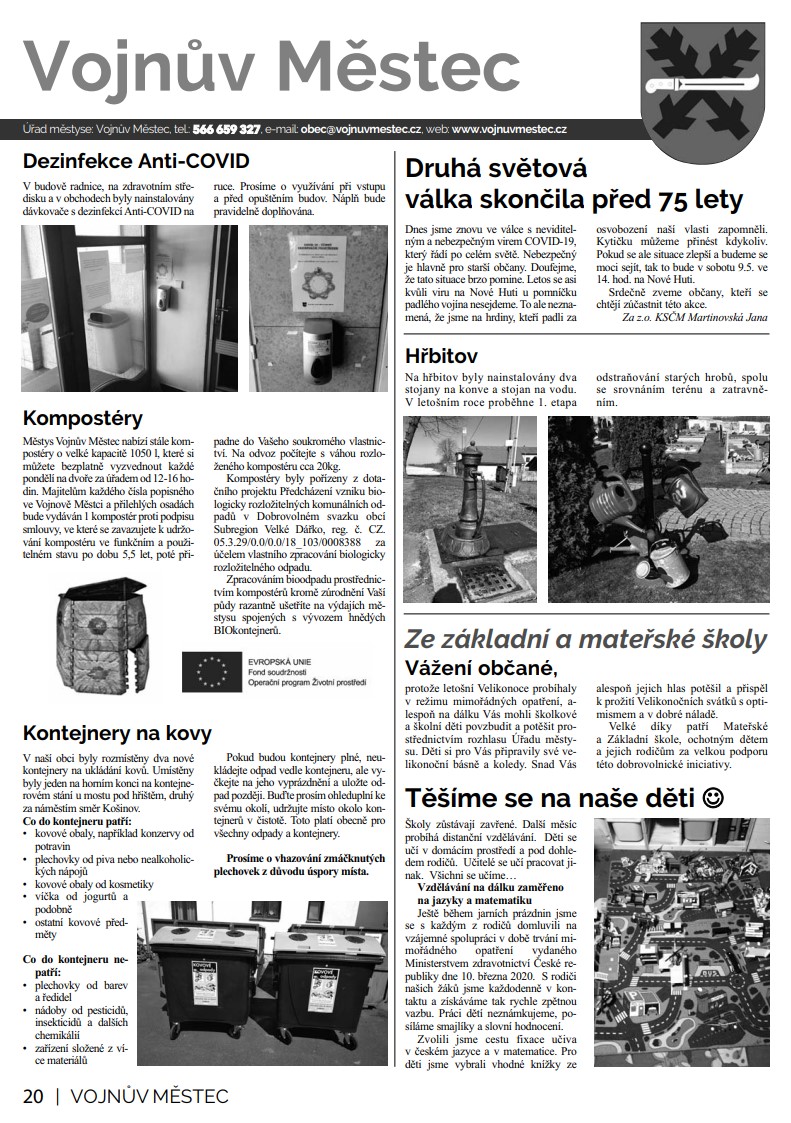 Novinky Vojnův Městec